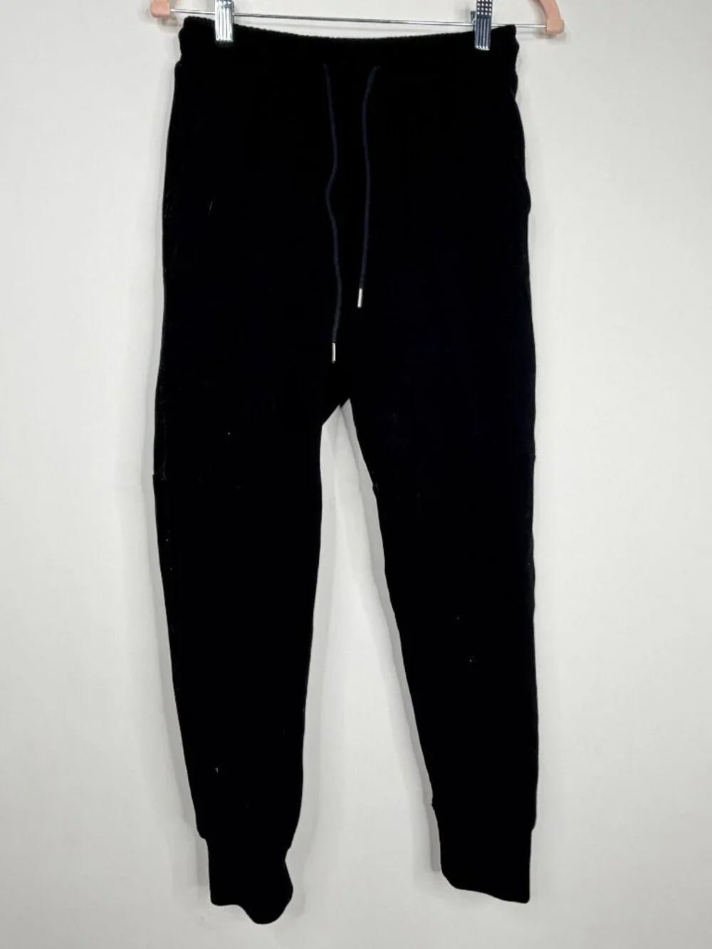 2/$30 American Eagle Outfitters Joggers Zip Pocket Black XS #A3267